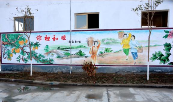 水富乡镇文化墙 乡风文明焕发新活力